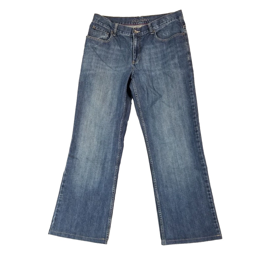 Old Navy jeans men's 34x30 regular fit straight blue denim pants retro